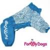 Комбинезон синий цветок мопс для мальчиков теплый для собак породы мопс, французский бульдог