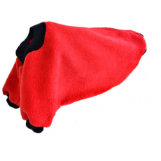 Толстовка Красная на мопса, французского бульдога из теплого мягкого флиса 