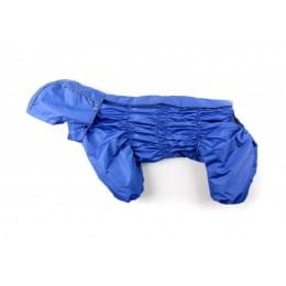 Дождевик Blue синий непромокаемый с капюшоном для собак