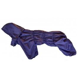 Дождевик Дутик-Сирень непромокаемый с капюшоном для собак