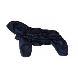 Дождевик Дутик-Синичка осенний с капюшоном для собак